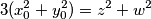 3(x_0^2+y_0^2) = z^2+w^2