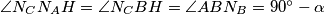 \angle N_CN_AH = \angle N_CBH = \angle ABN_B = 90^\circ - \alpha