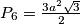 P_{6} = \frac{3a^2\sqrt{3}}{2}