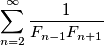 \sum^\infty_{n=2} \frac{1}{F_{n-1}F_{n+1}}