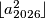 \lfloor a_{2026}^2\rfloor