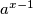 a^{x-1}