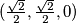 (\frac{\sqrt{2}}{2},\frac{\sqrt{2}}{2}, 0)