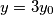 y = 3y_0