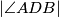 |\angle ADB|