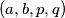 (a,b,p,q)