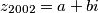 z_{2002}=a+bi