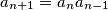 a_{n+1}=a_na_{n-1}