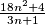 \frac{18n^2+4}{3n+1}