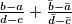 \frac{b-a}{d-c} + \frac{\bar b - \bar a}{\bar d -\bar c}