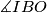 \measuredangle IBO