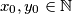 x_0,y_0 \in \mathbb{N}